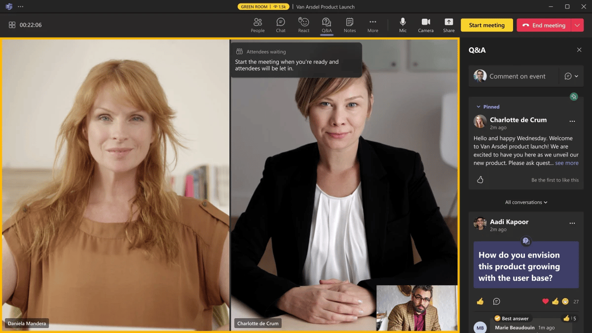 5. webinar options teams premium