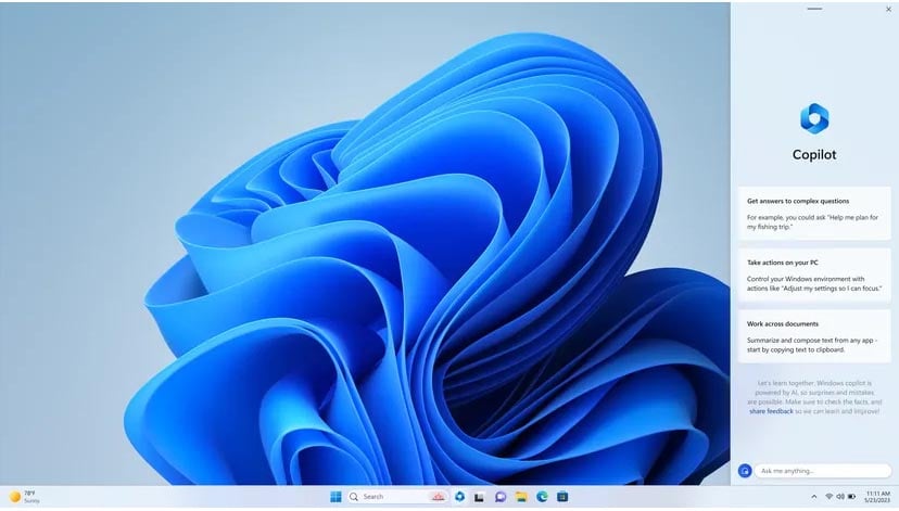 Copilot in windows 11
