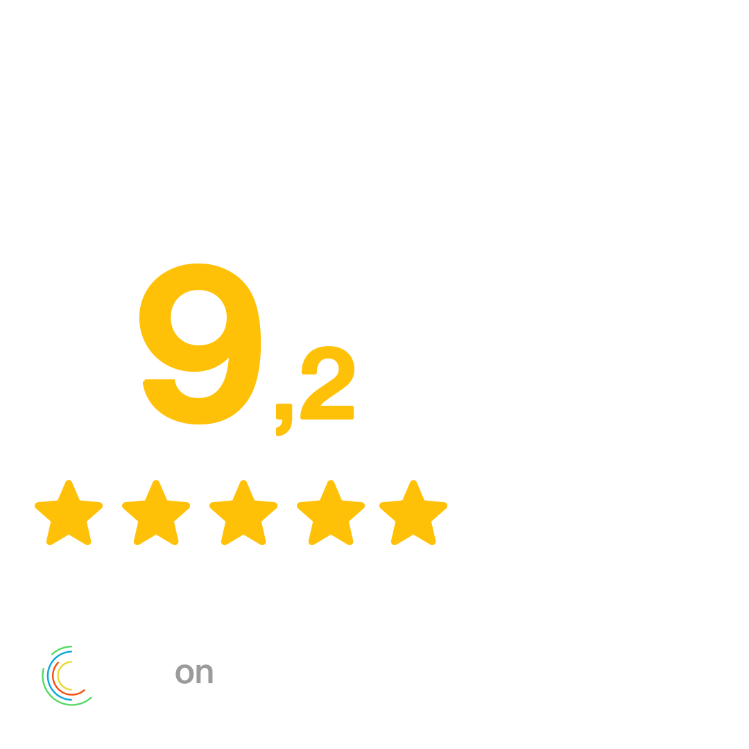 Excellente customer service frontpage