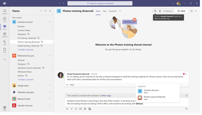 Teams Shared Channels
