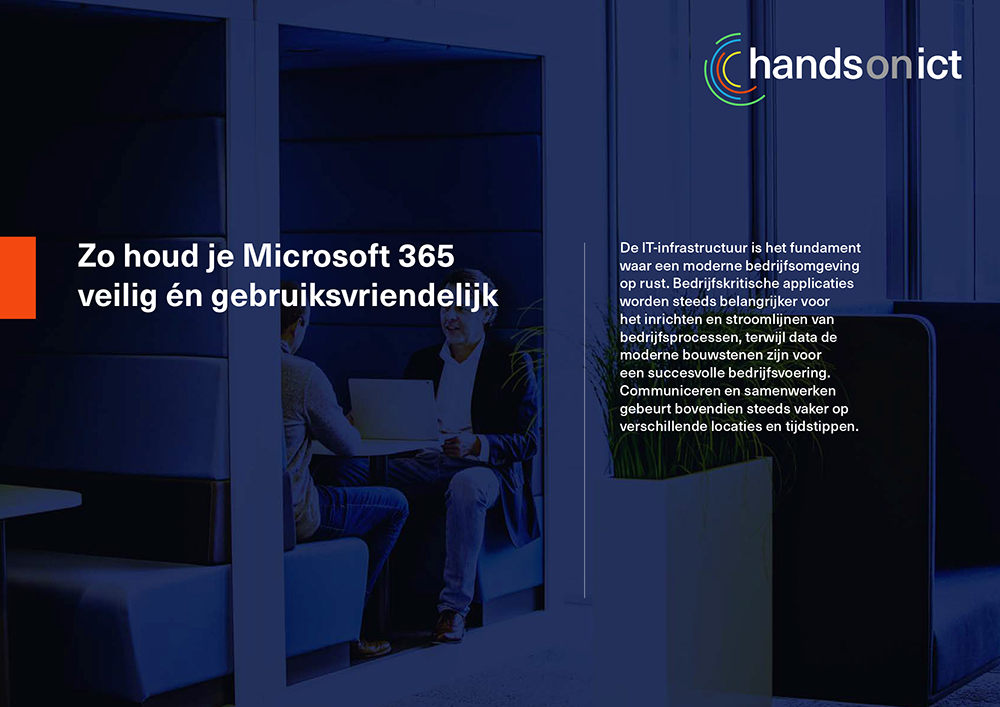 Whitepaper 'Zo houd je Microsoft 365 veilig én gebruiksvriendelijk'