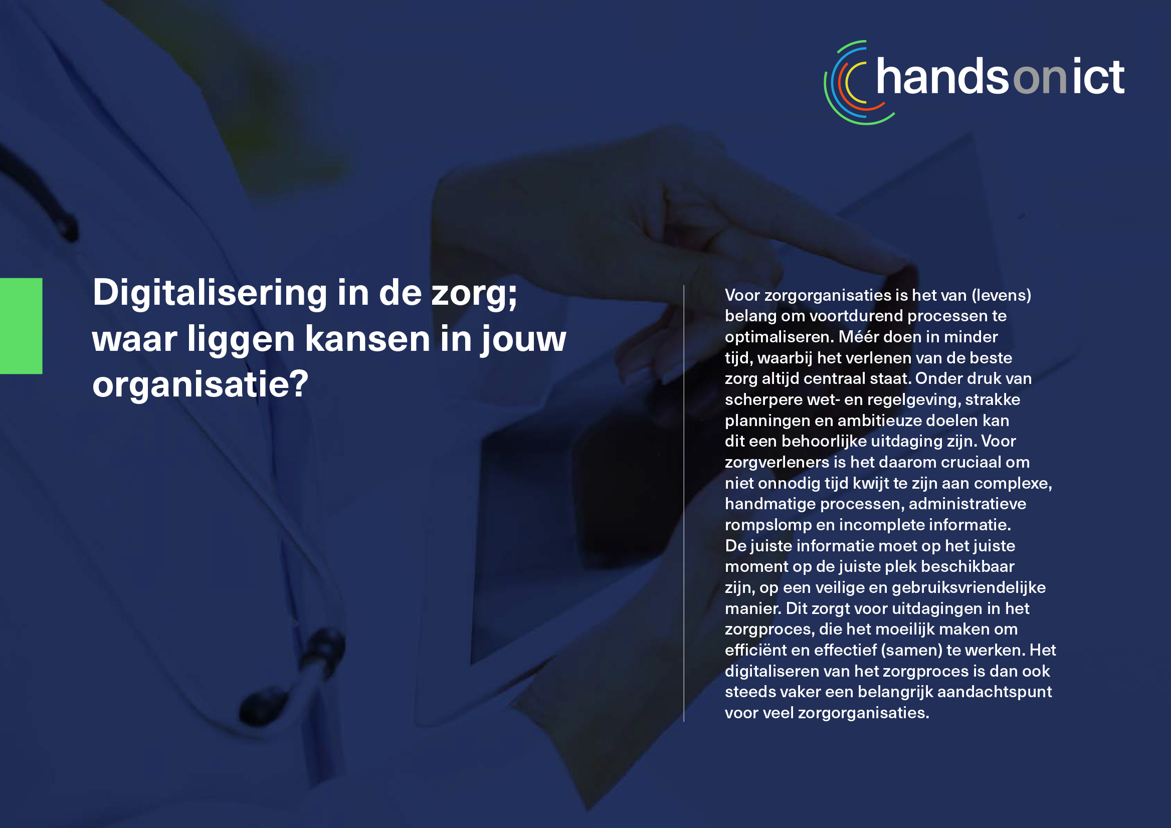 Sneak preview_1 whitepaper digitalisering in de zorg